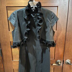 S.L. Fashions Black Dress - Size 14